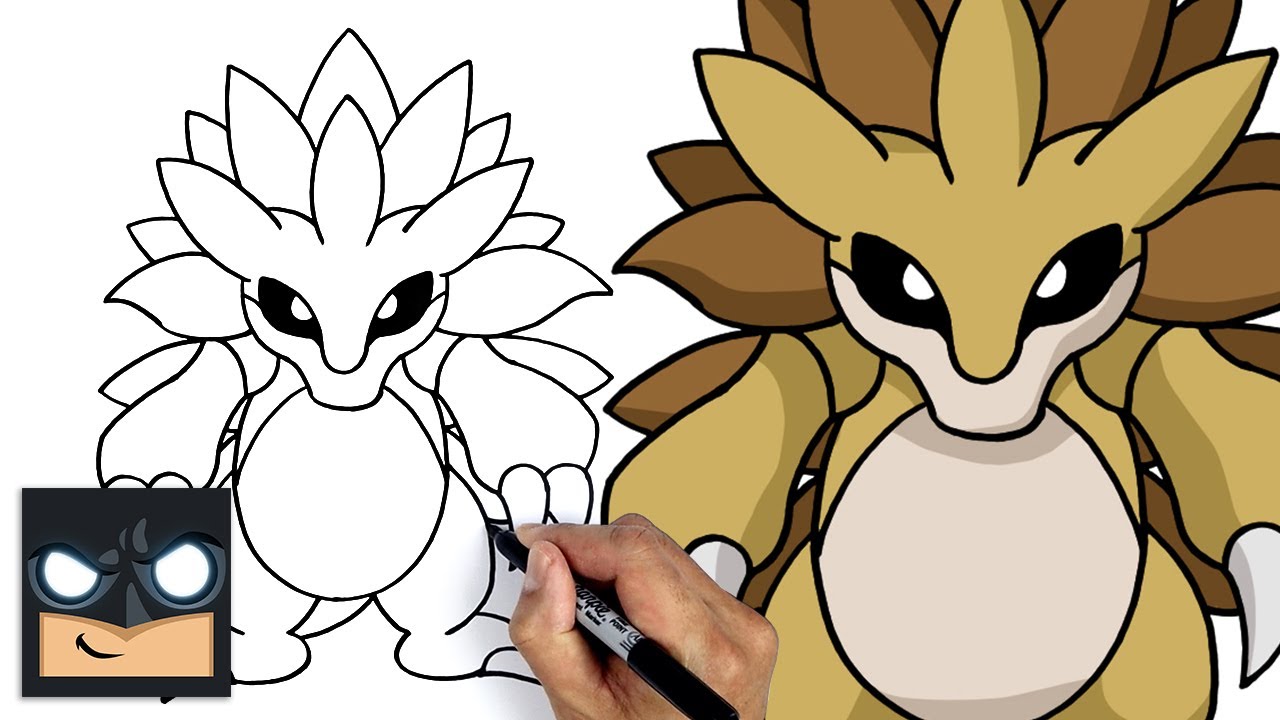 How To Draw Pokemon | Sandslash