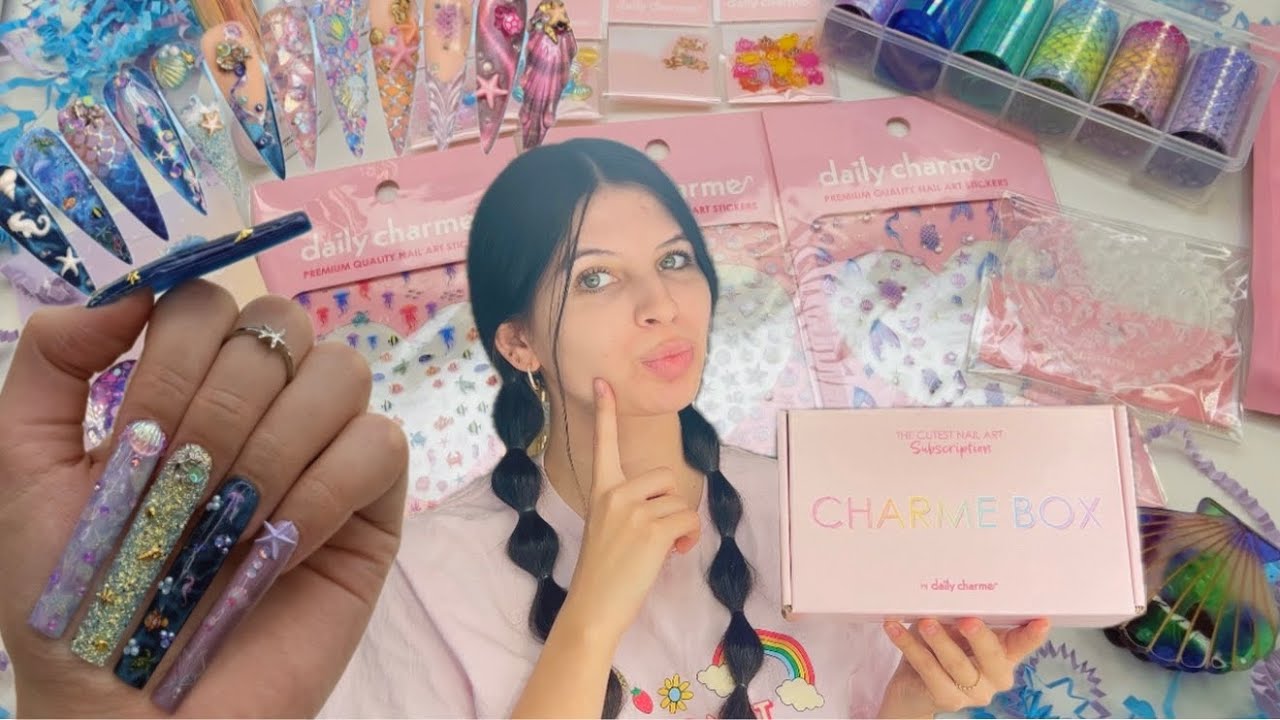 DAILY CHARME NAIL ART SUBSCRIPTION BOX | SUMMER UNDER THE SEA CHARME BOX UNBOXING & HONEST REVIEW