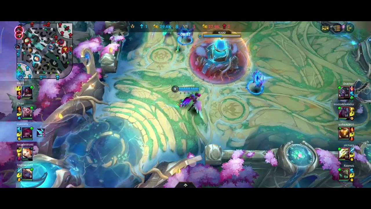 Partida en duo Rakan y Xayah