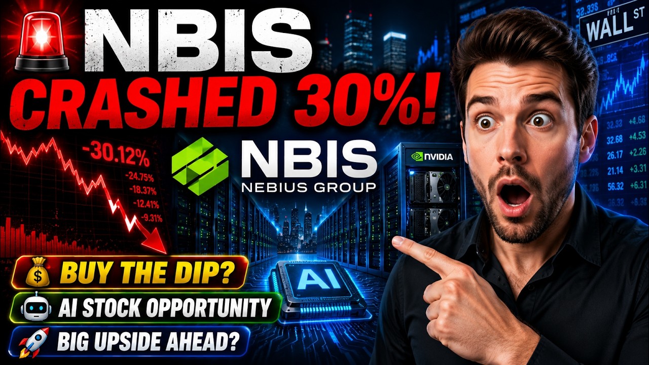 Акции NBIS УПАЛИ на 30%! Лучшая ли это возможность для покупки в сфере ИИ? | Анализ акций Nebius