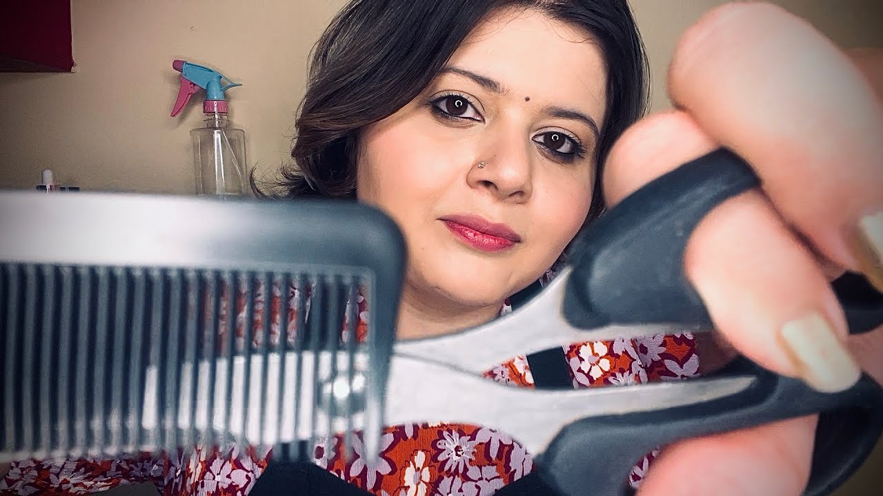 ASMR Relaxing Haircut | Barber Shop Roleplay | Hindi asmr | Indian asmr