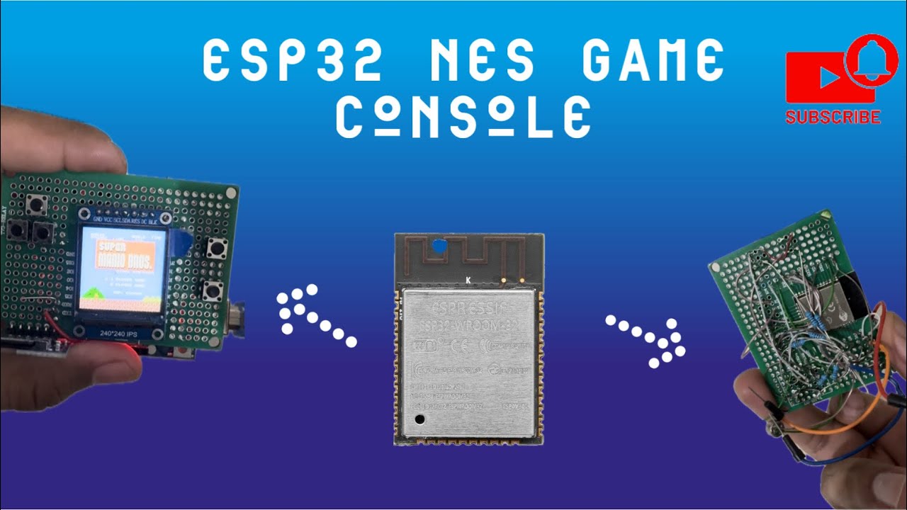 Build Your Own NES Console with ESP32! (Arduino + NESCat) #diyprojects #esp32 #retrogaming