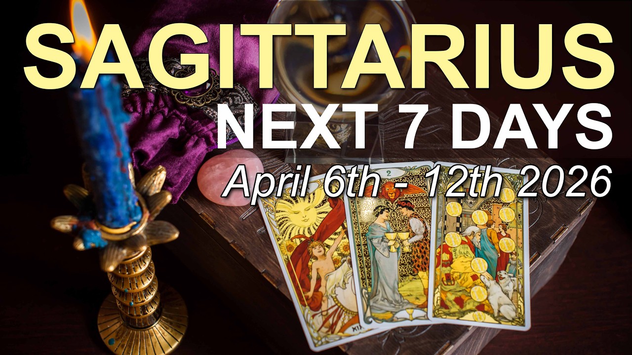 SAGITTARIUS Weekly Tarot &lsquo;GOING YOUR OWN WAY!&rsquo; April 6 - 12 2026 Intuitive Spiritual Guidance ✨