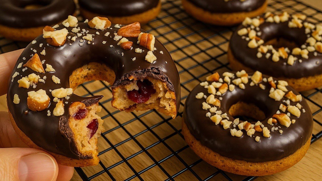 Die besten gesunden Donuts ohne Zucker und Gluten! Gesunder Snack!