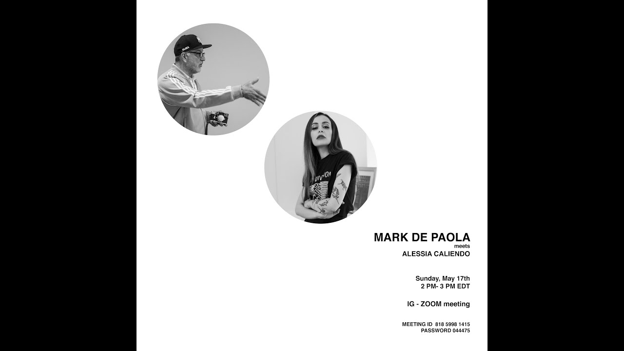 Excerpts from: A Fine Art and Fashion Discussion with Mark de Paola and Alessia Caliendo