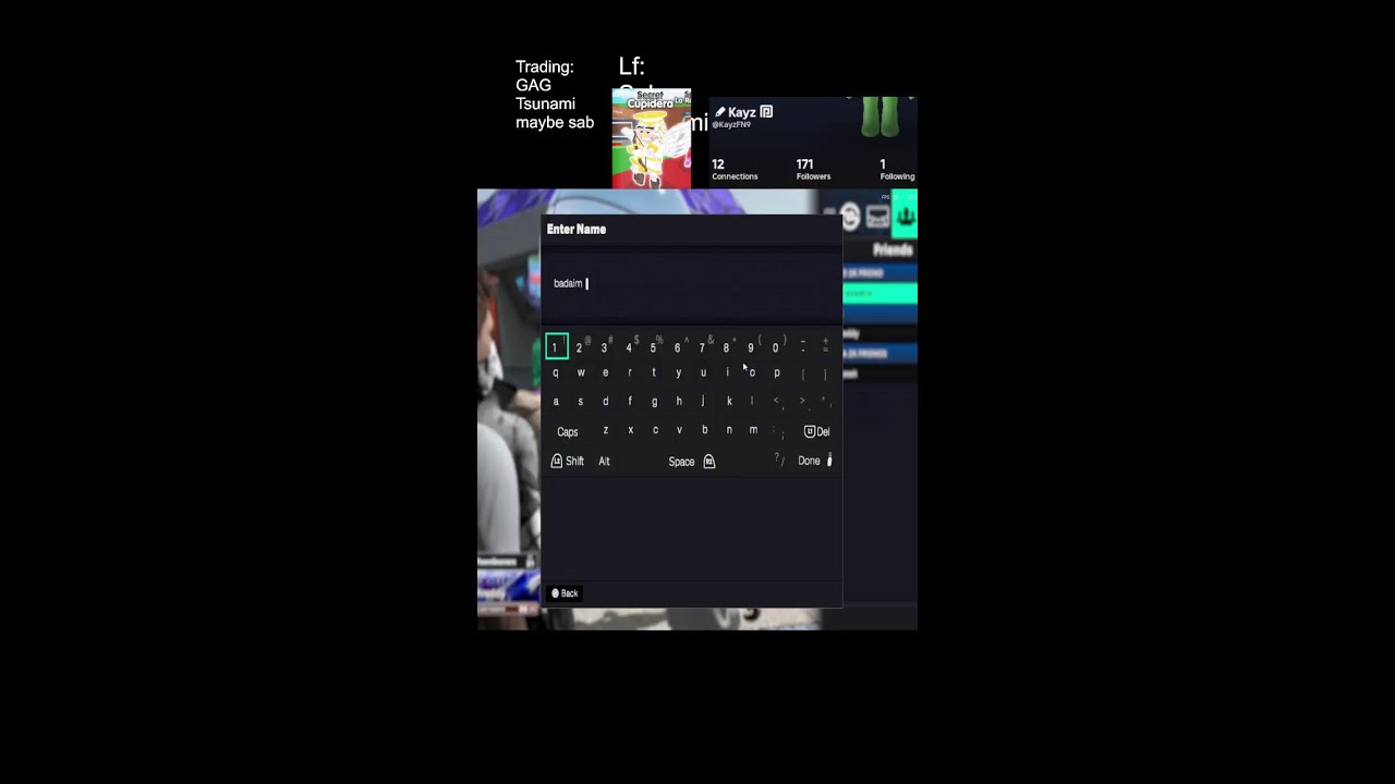 trading/playing with viewers