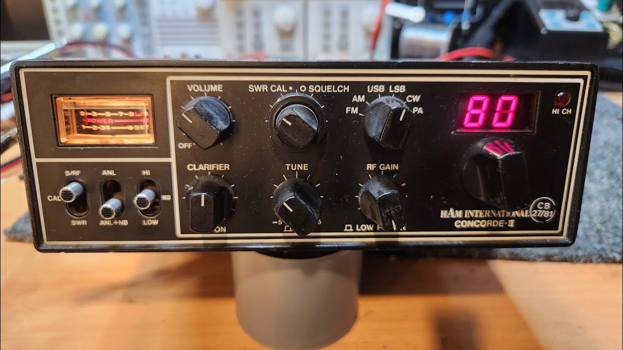 Ham International Concorde II, definitely a CB radio with a few differences,  but it covers a lot.