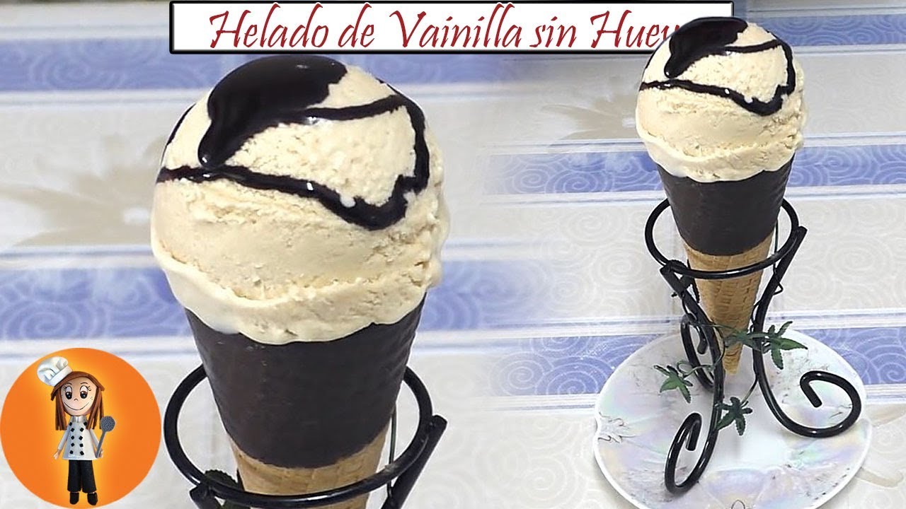 Helado de Vainilla sin Huevo | Receta de Cocina en Familia