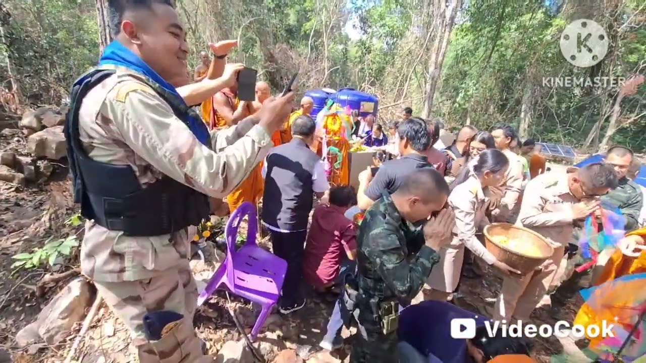ภาระกิจที่ชายแดนไทย วางศิลาฤกษ์ฐานองค์พระฯ