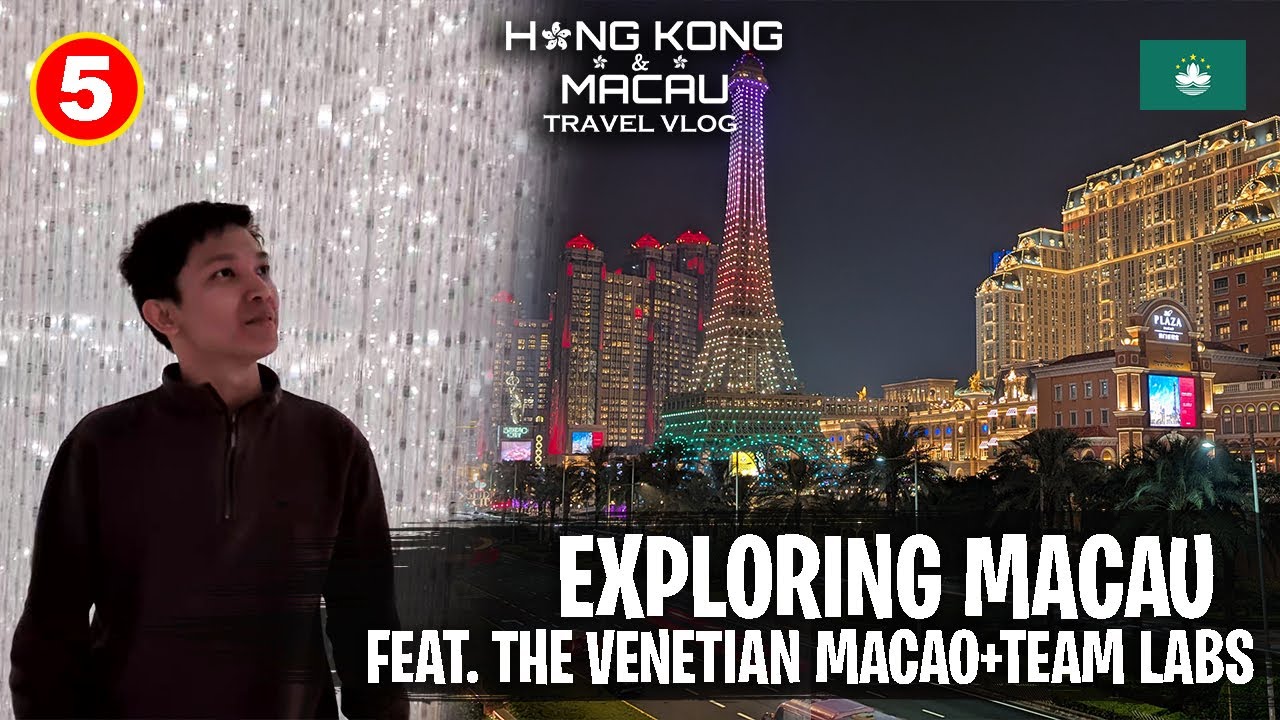 Macau’s Best Attractions: Macau Tower, The Venetian & TeamLab Experience! 🇭🇰 🇲🇴