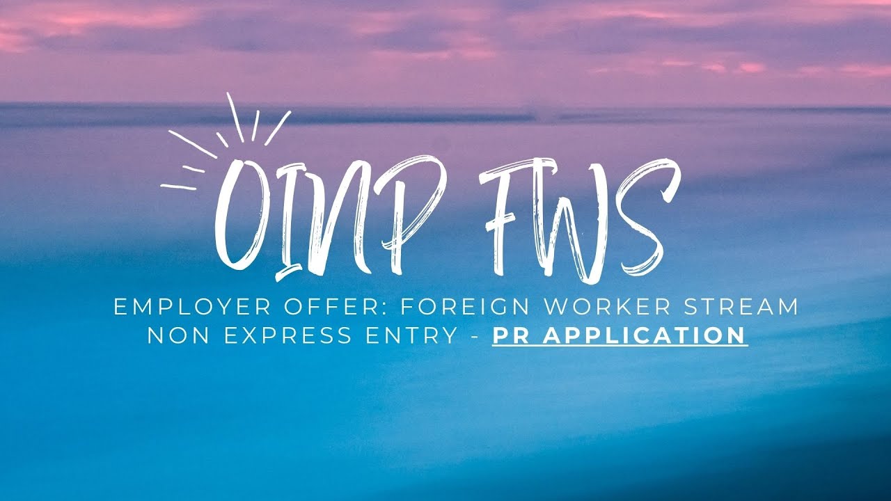 PNP NON EE - PR APPLICATION