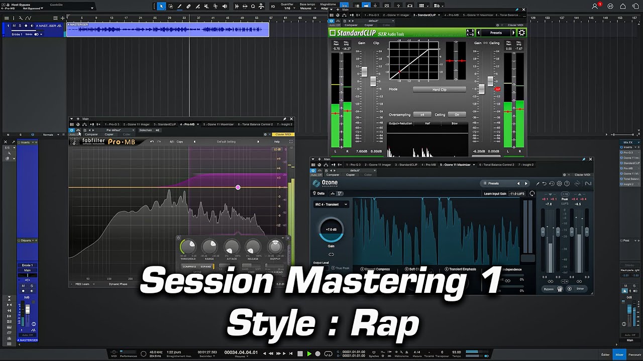 Session Mastering Complète #1 - Rap (Fabfilter, Ozone, ...)