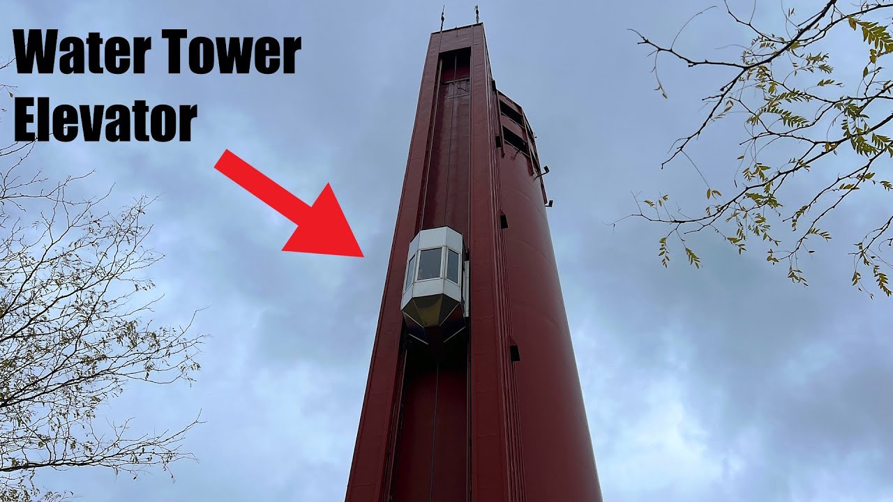 Glass Elevator at the Peoria Heights Water Tower