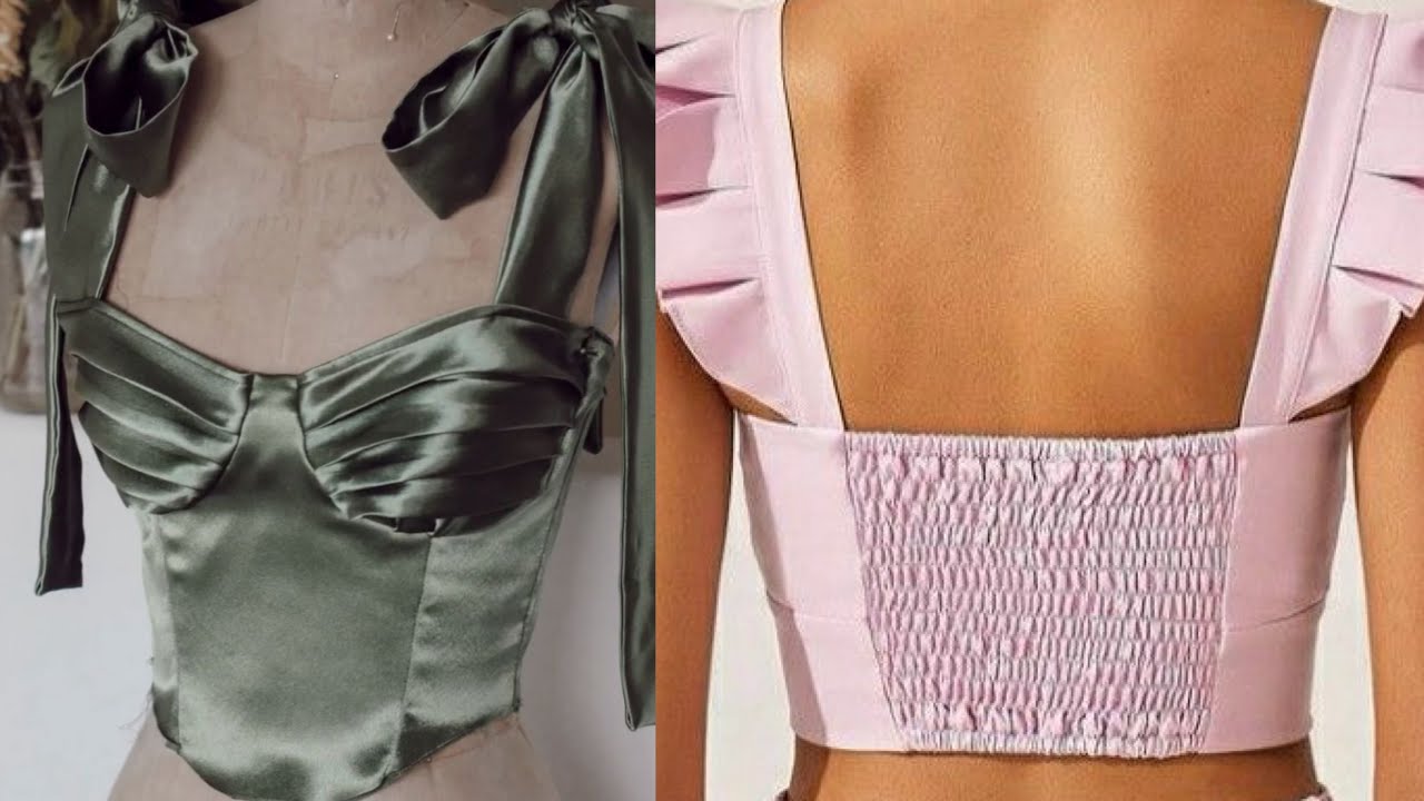 How to Sew a Corset Dress with a Smock Back and Adjustable Straps