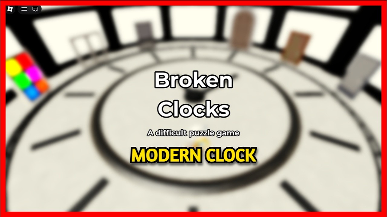 Broken Clocks [Escape Room] MODERN CLOCK Walkthrough (Roblox)