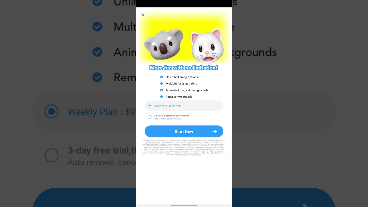 Animoji app in android