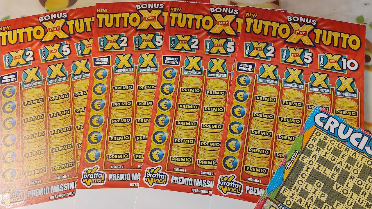 BONUS TUTTO PER TUTTO X4🎊 CRUCIJOLLY 💥 BUON VENERDÌ 🍀🌶️