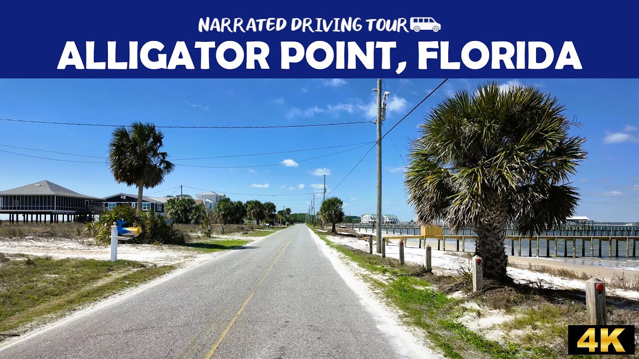 🐊Alligator Point, Florida 🚙🌊 4K Drive