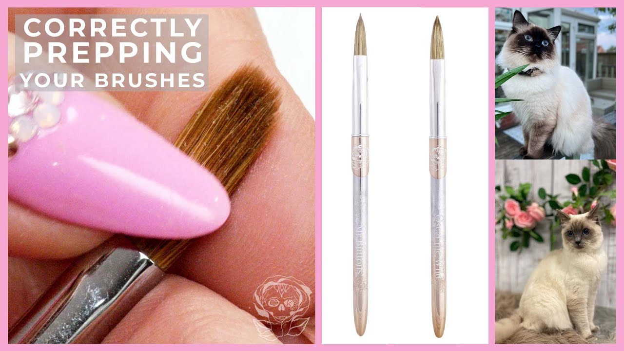 How to Correctly Prep a Brand New Acrylic Brush