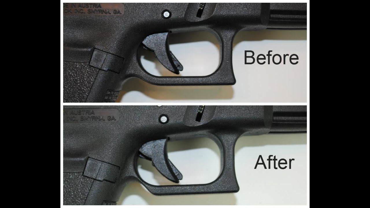 DIY Glock Trigger Guard Relief Cut www.GlockMods.us Episode 2