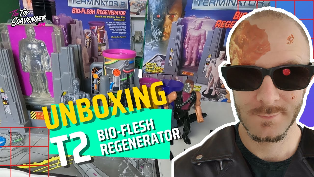 Amazing 1992 Terminator 2 Bio-flesh Regenerator by Kenner Watch it Come to Life! - The Toy Scavenger