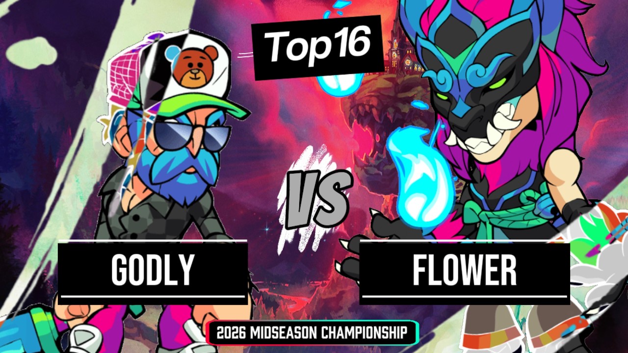 GODLY vs FLOWER | Top 16 Brawlhalla MidSeason Championship 2026 | Bodvar vs Yumiko