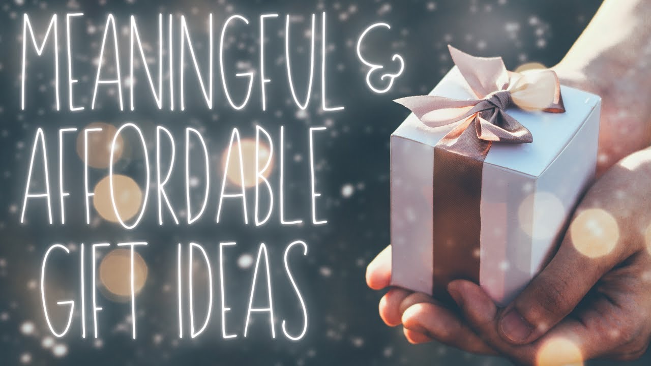 MEANINGFUL BUDGET FRIENDLY GIFTS - Thoughtful Gift Guide #giftideas #budgetfriendlygifts #holidays