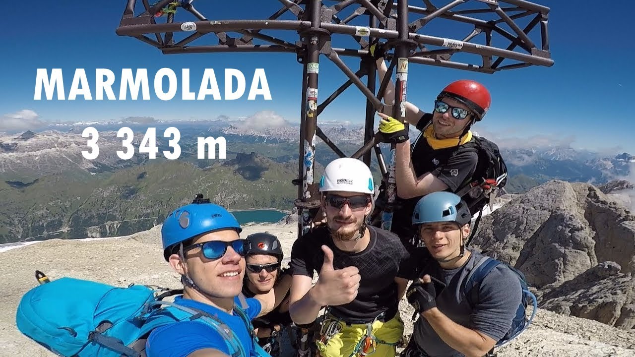 MARMOLADA (3 343 m) climb - Via ferrata Punta Penia