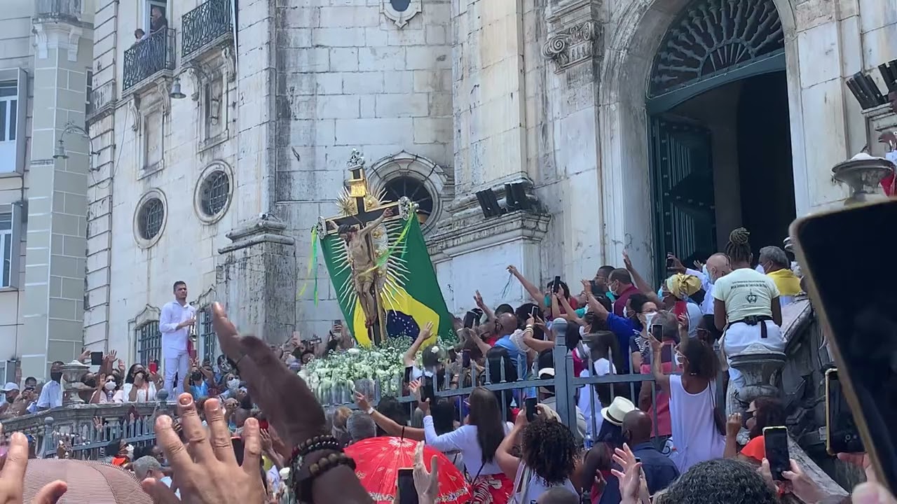 Rita Pinheiro e a Procissão da Imaculada Nossa Senhora da Conceição da Praia Salvador-Ba.