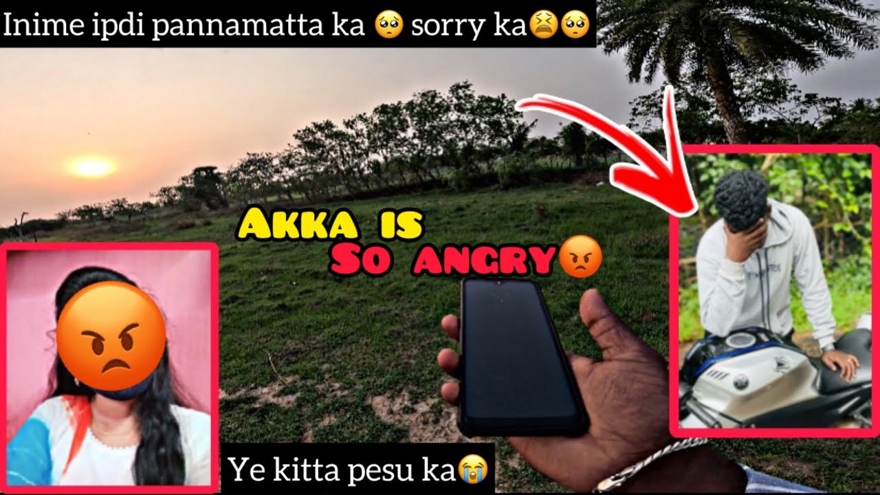 Inime ipdi pannamatta ka 🥺so sorry 😣 | akka angry 😡 | ye kitta pesu | Saran official