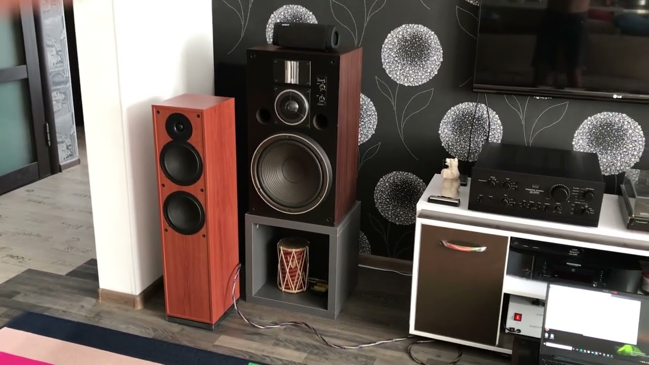 Усилитель Sony 333 esx + акустика Jamo S 416 + китайский цап