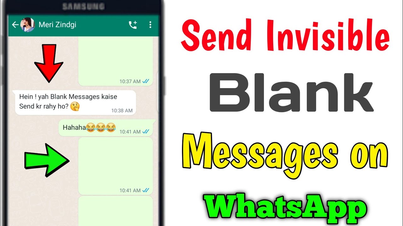 Как отправить пустое сообщение в WhatsApp | отправить пустое сообщение в WhatsApp | пустое сообще...