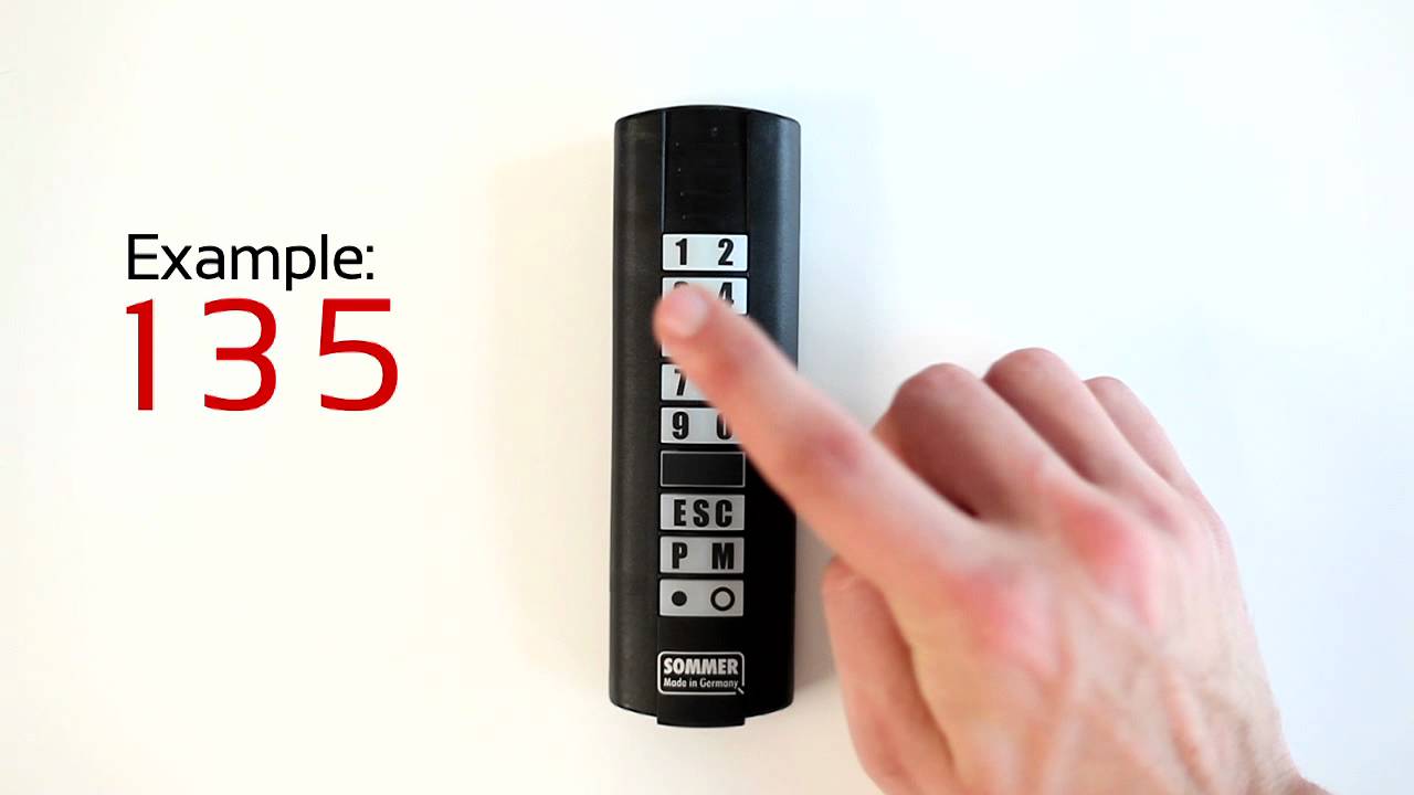 SOMMER Delete a telecody 868 MHz from a duo vision (EN)