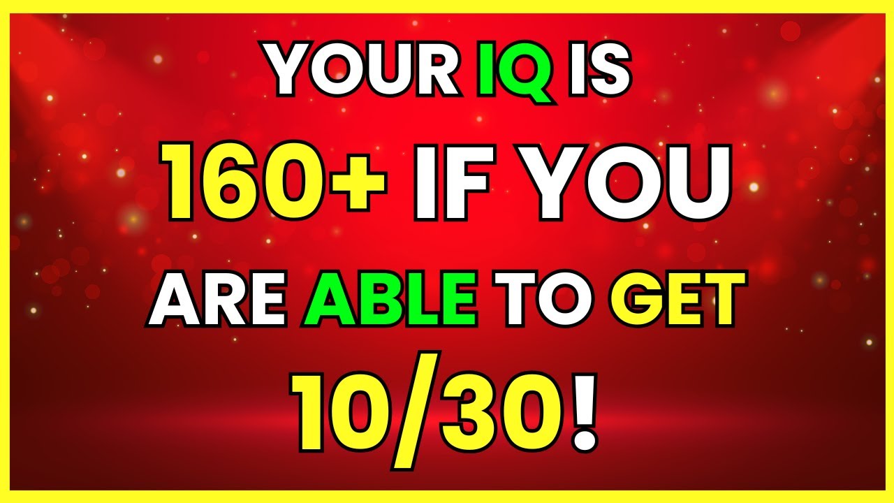 Tough General Knowledge Quiz for Seniors 🧠 | Prove Your Memory Is Sharp!