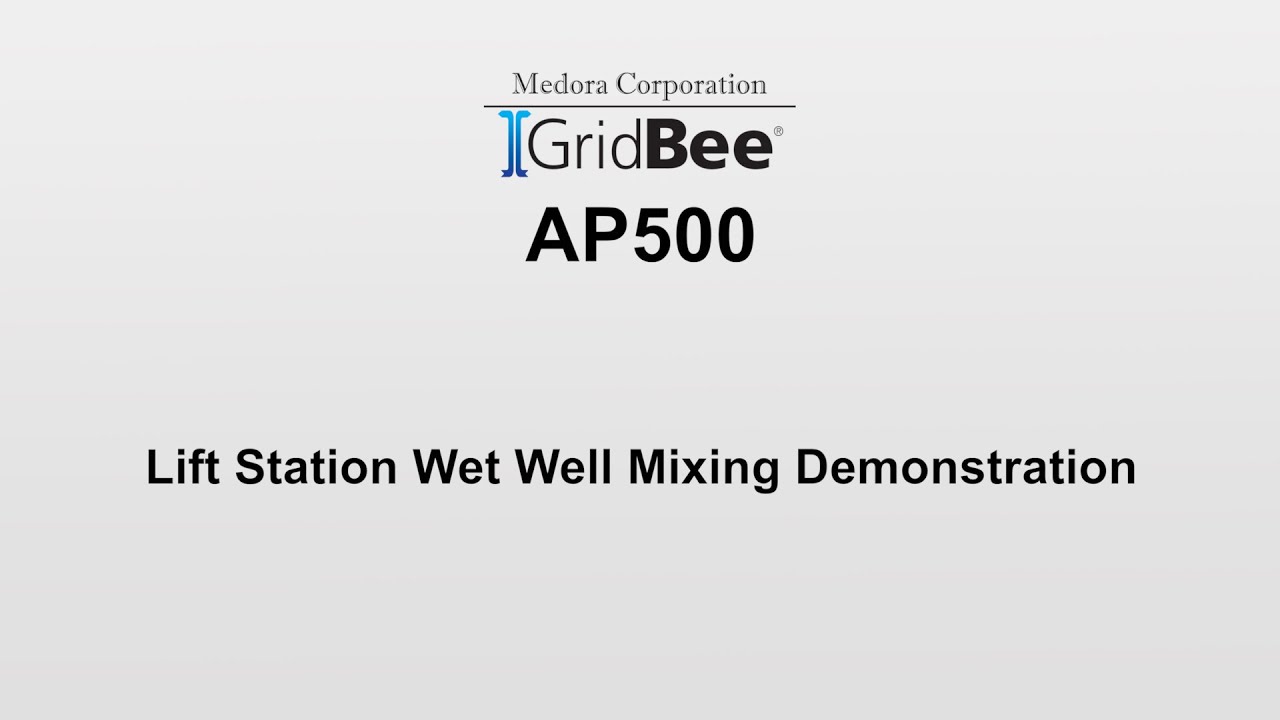Wet Well Mixing- Lift/Pump Stations- GridBee® AP500 Demonstration from IXOM Watercare
