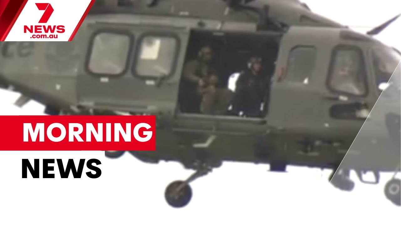 Victoria cop killer manhunt, Sydney police chase, Damaging wild winds | 7NEWS