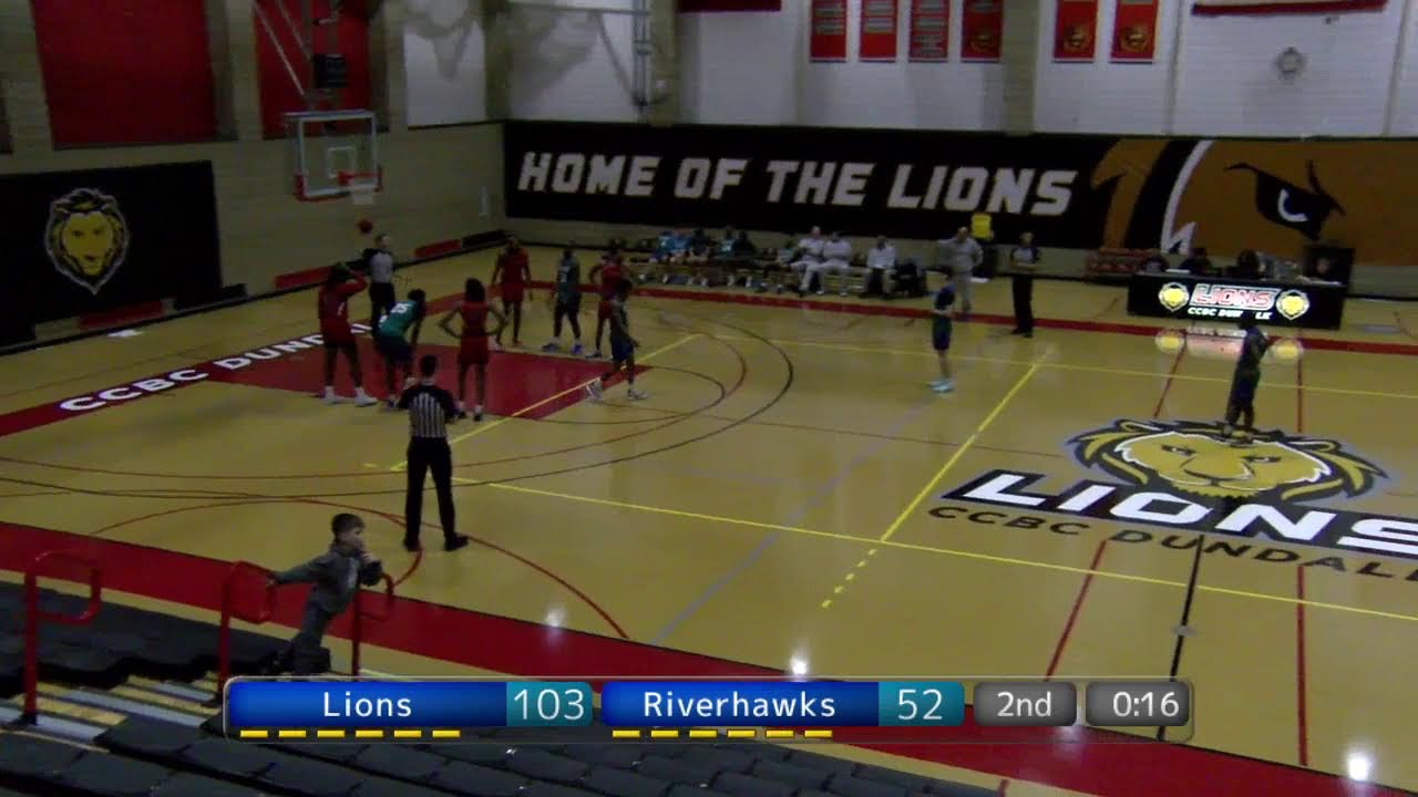 Men's Basketball | Feb. 24, 2026 - Anne Arundel CC Riverhawks @ CCBC Dundalk Lions