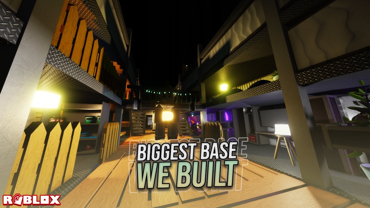 THE BIGGEST BASE WE HAVE BUILT! • Roblox SCP-3008