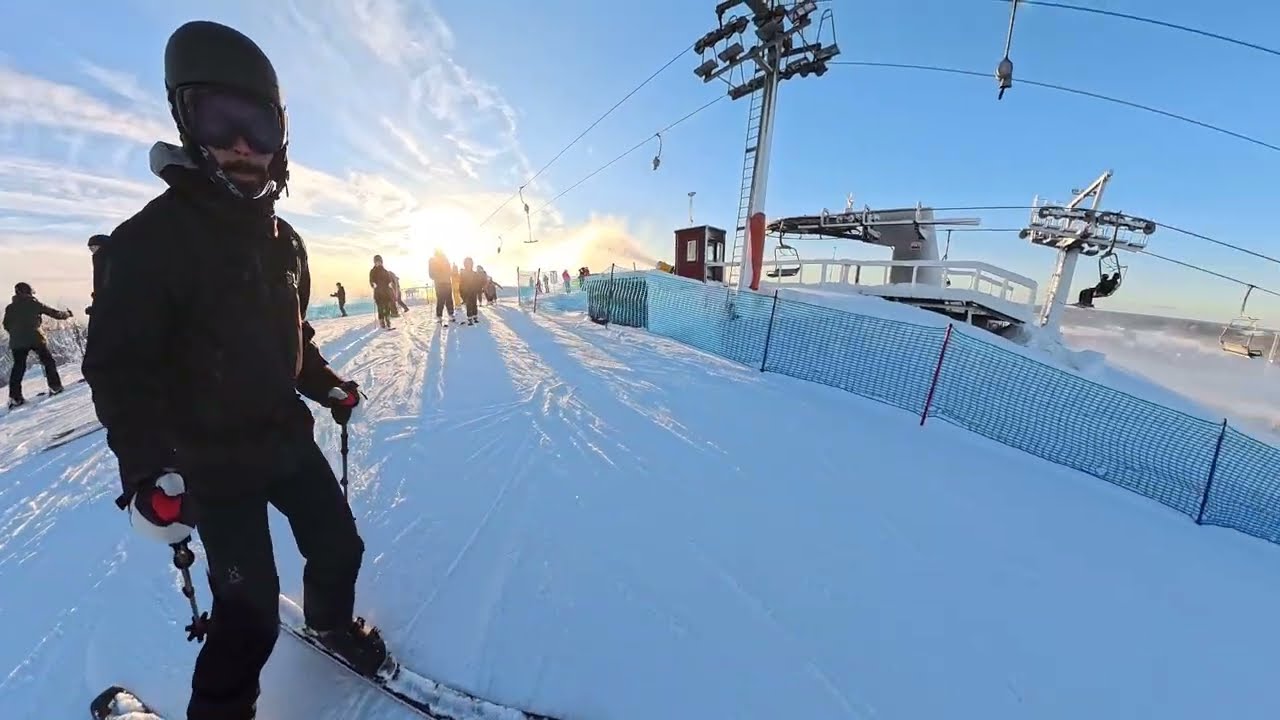 Flottsbro | Stora Backen (R&ouml;d) | Ski POV | Premi&auml;rhelgen | 2026 | 4K