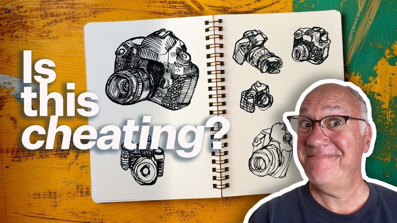 How I draw from photos.