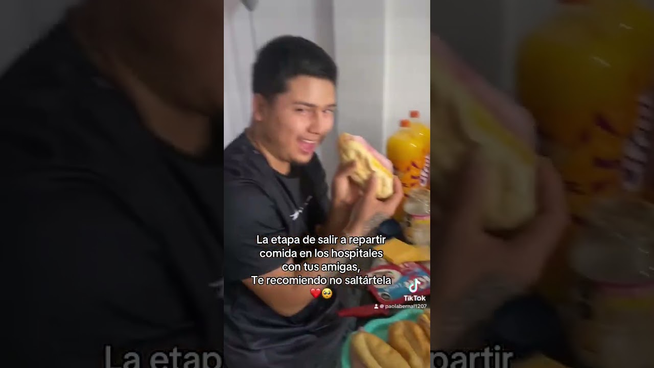 Repartiendo comida en hospitales ❤️🥺