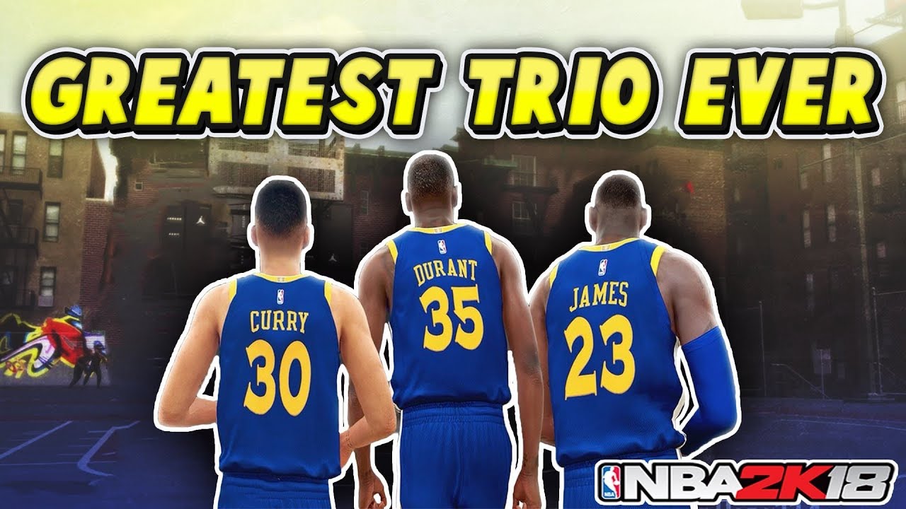 THE GREATEST TRIO TO EVER PLAY BASKETBALL! NBA2K18 MY PARK