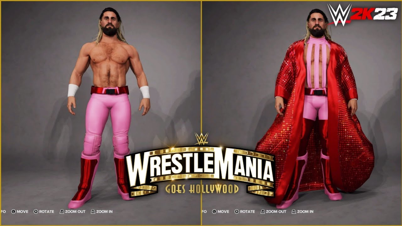 WWE 2K23: Seth Rollins - WrestleMania 39 Attire