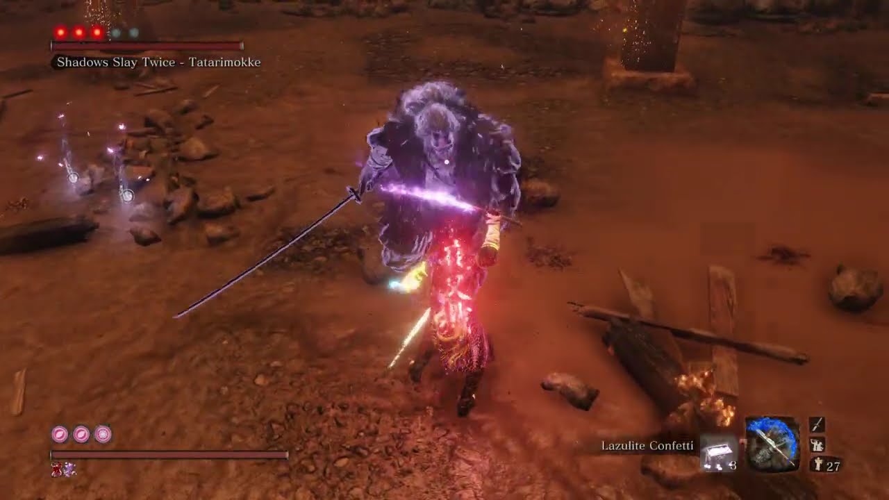 Sekiro&trade; | Itsumade & Shadow Slay Twice - Tatarimokke (deathless) | LMTSR | Hardest modded boss(?)