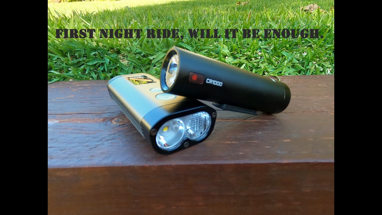 Ravemen PR1600 and Cr1000 light review.