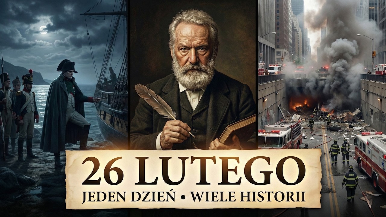 UCIECZKA NAPOLEONA z Elby i zamach na WORLD TRADE CENTER: Przełomy historii | 26 LUTEGO