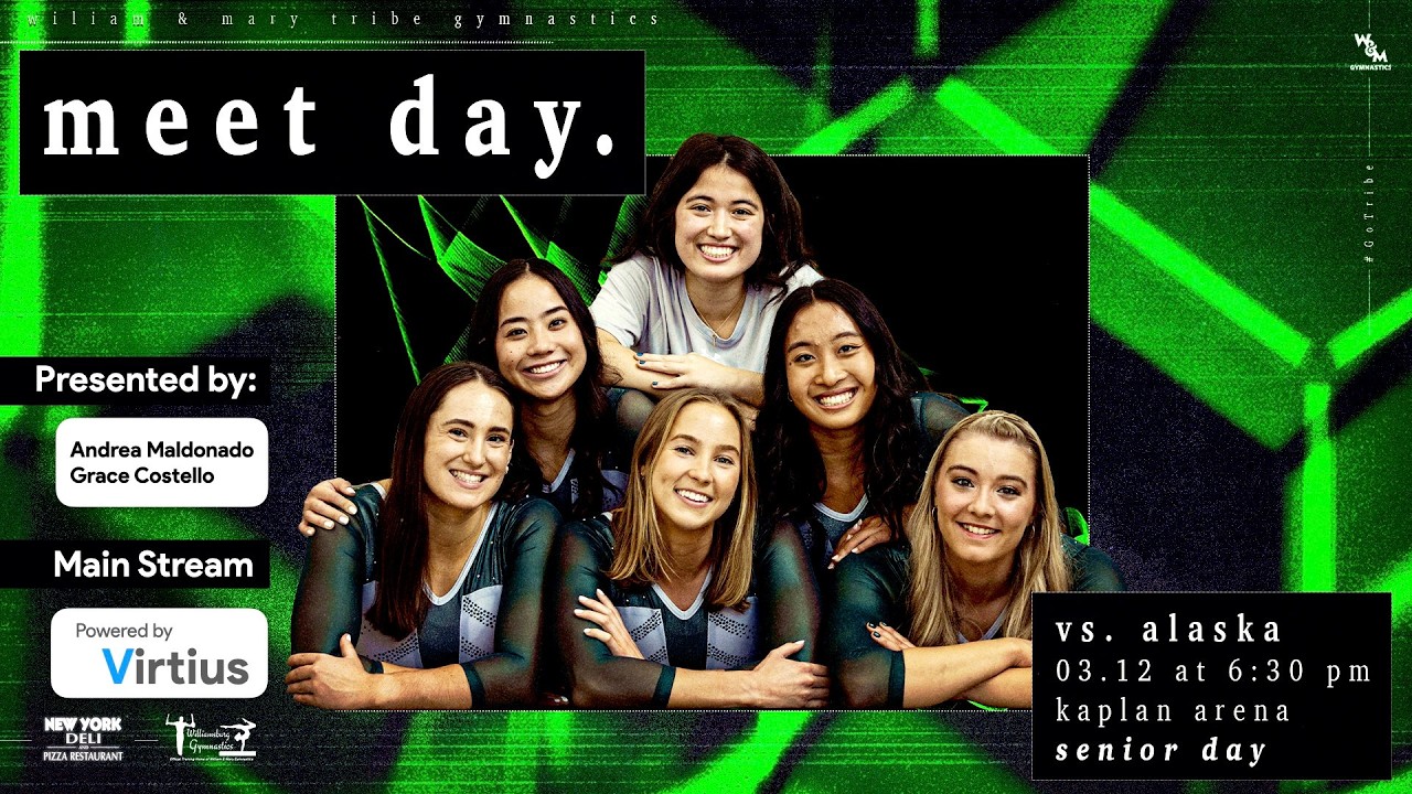 Virtius Official Stream - William & Mary vs Alaska - Women's NCAA Gymnastics
