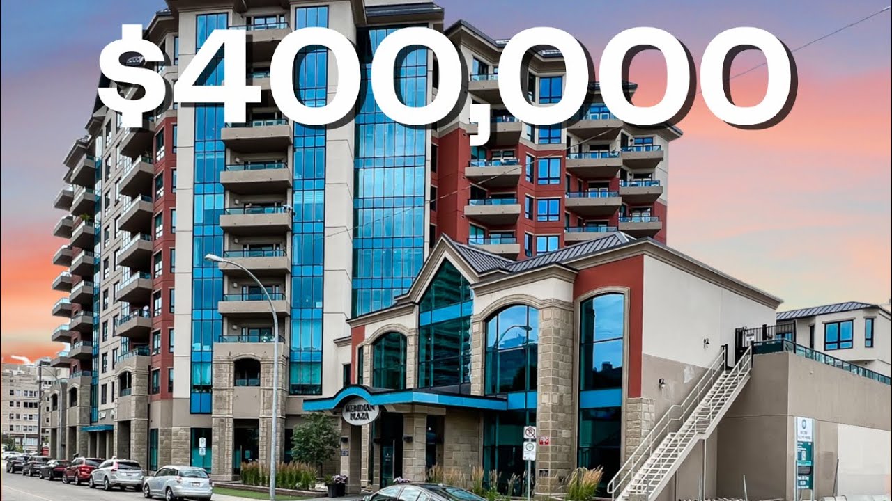 Tour this LUXURY $400,000 condo in Oliver! | Edmonton Condo Tour 2022