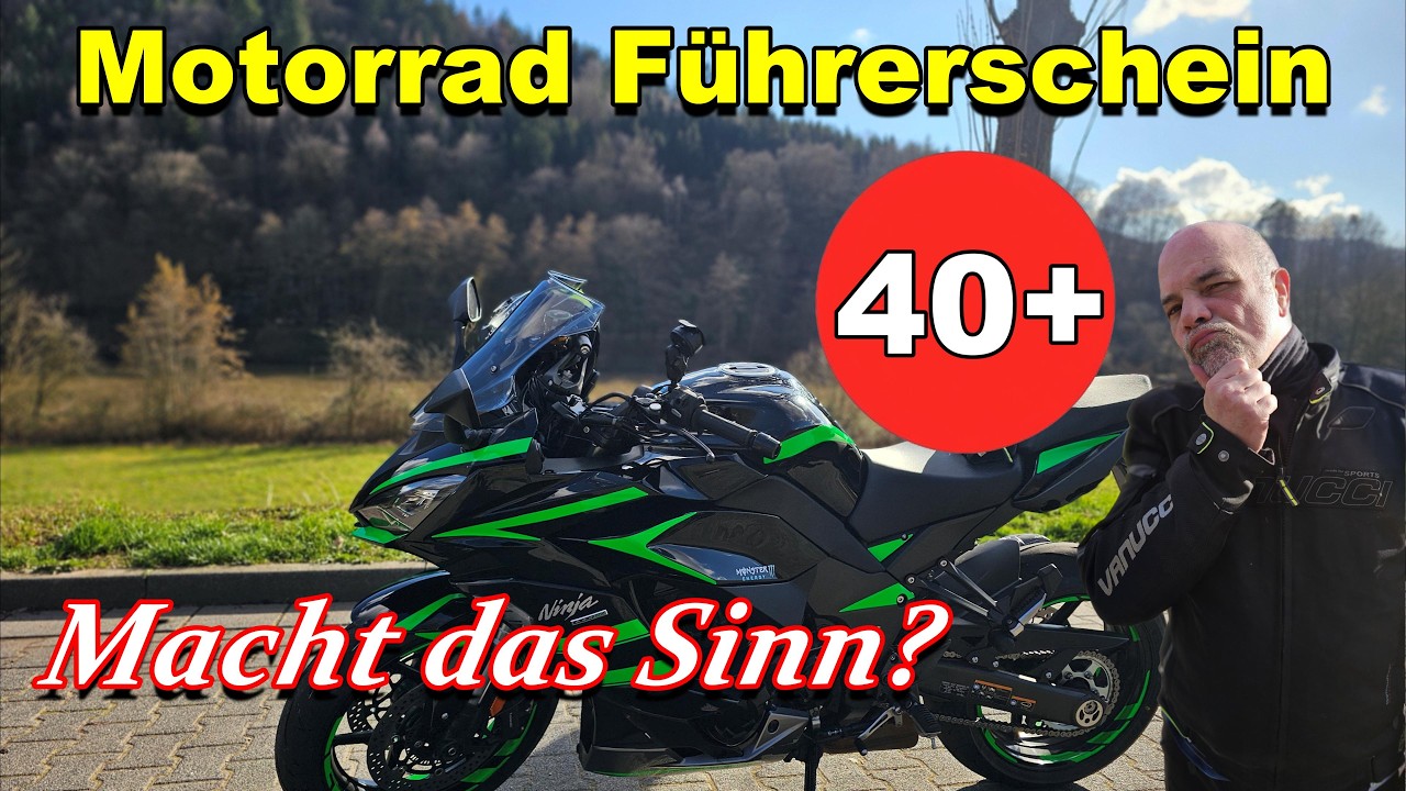 💡⁉️Motorrad Führerschein 40+ jetzt erst recht oder eher nicht?