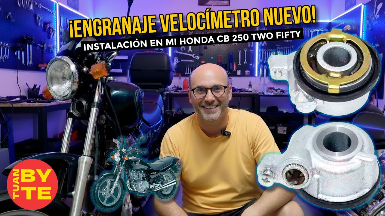 Instalación 🧰 paso a paso del Cable y Engranaje del Velocímetro 🚀 en mi Honda CB250 Two Fifty 🏍️